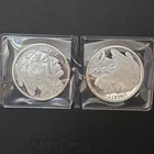 1 oz Silver Buffalo Round .999 Fine Silver SMI Lot Of 2 (2 oz Total)