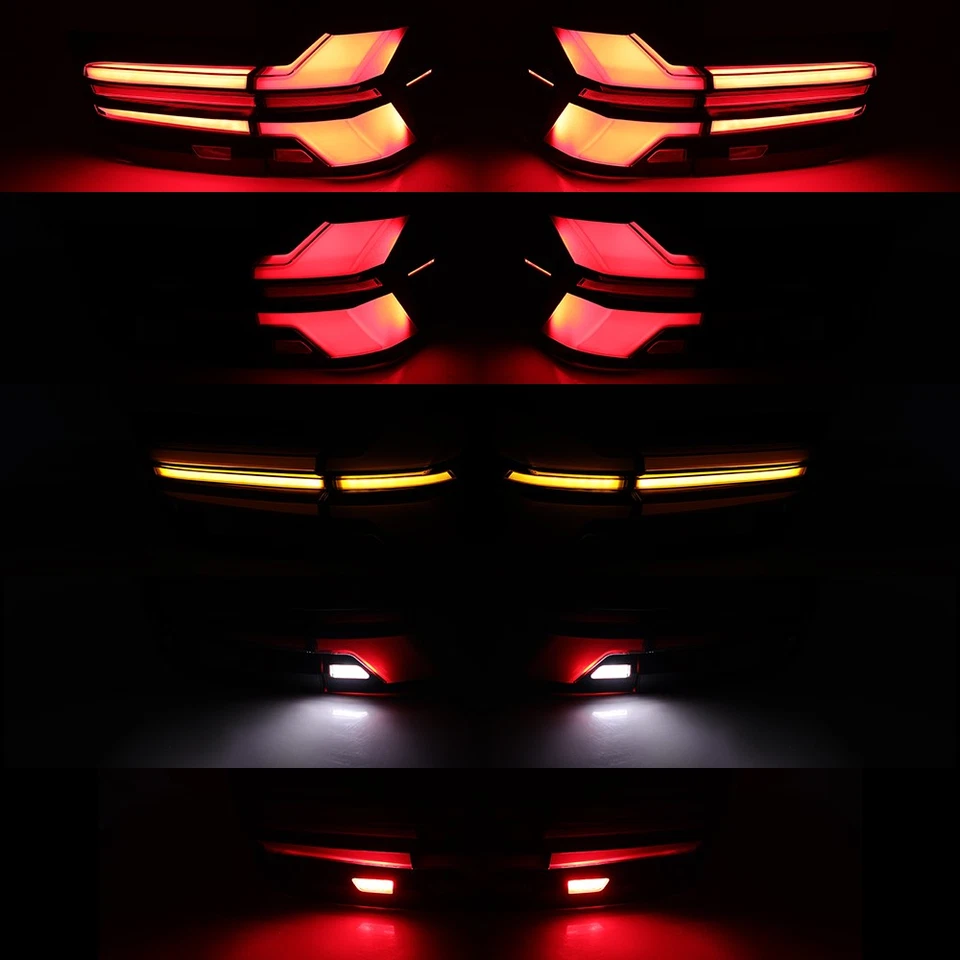 4 piezas luces traseras LED freno actualización luces traseras para BMW X5 E70 2007-2011 2012 2013 Foto 3 de 4