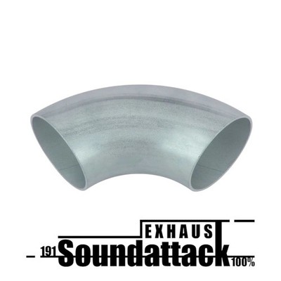 Edelstahl 90° Rohrbogen 60mm V2A Auspuff Downpipe Schweißbogen Exhaust Abgas