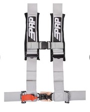 Pair Of Prp Silver 4-point 3 Harnessseat Belt Bypass Connector Brand New