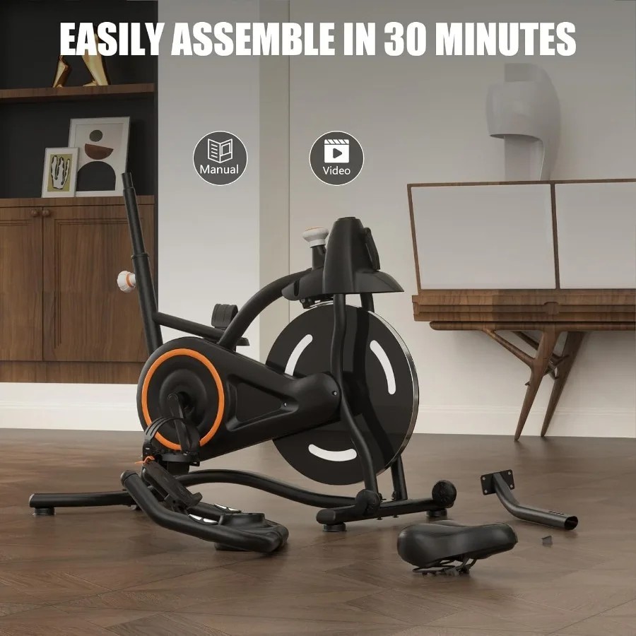 Home Exercise Bike Quiet Stationary Fitness Bicycle Workout Fullbody