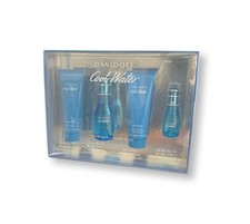Davidoff Cool Water 1.7 EDT spray 2.5 lotion 2.5 gel 15ml edt Womens SET NIB