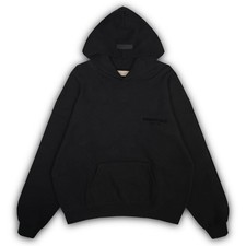 NEW Fear of God Essentials Hoodie SS22 Stretch Limo Black 100 Authentic XS-XL