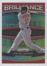 2020 Panini Prizm Brilliance Red Prizm Rafael Devers #B-8 0a4s