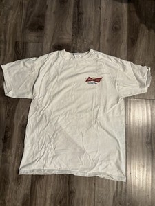 Budweiser The Great American Lager Men's Large White Breweriana T-Shirt