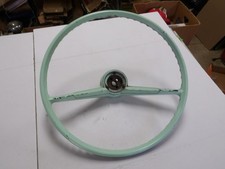 Vintage 1957 Chevy Factory Steering Wheel Convertible 283 Lt Green Vintage 1957 Chevy Factory Steering Wheel Convertible 283 Lt Green