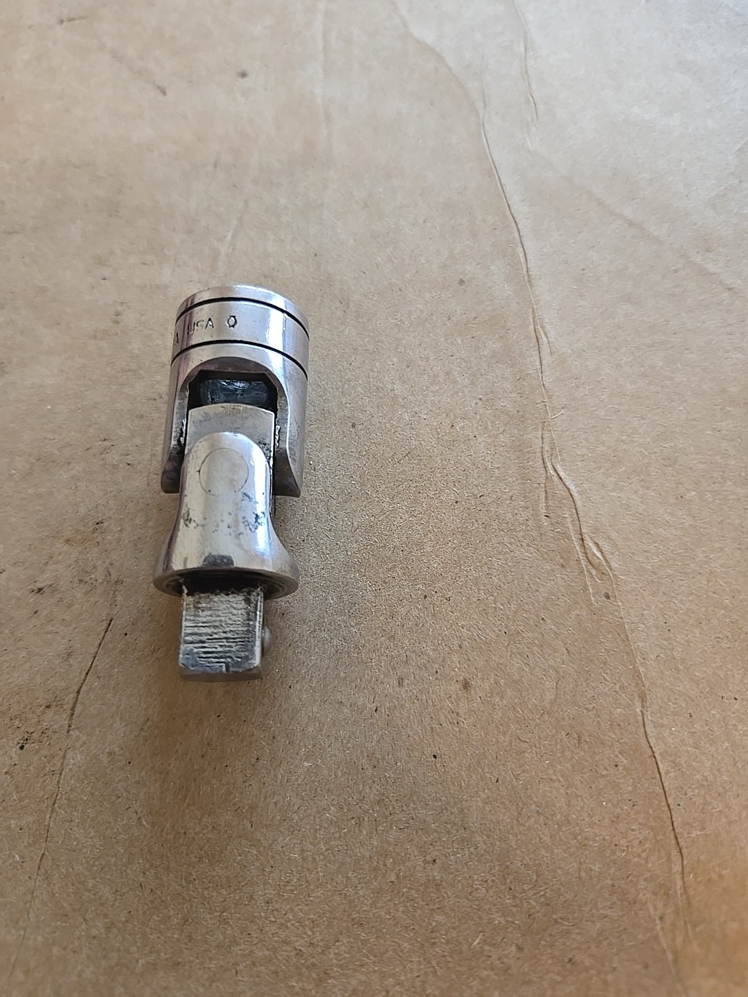 Snap On 3/8" Drive Chrome Friction Ball Universal Swivel Socket USA FU8A