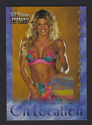 2003 Fleer Divine Divas Miss Jackie On Location used clothing