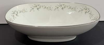 NORITAKE ANNABELLE 6856 OVAL VEGETABLE BOWL~JAPAN~10  x 7 