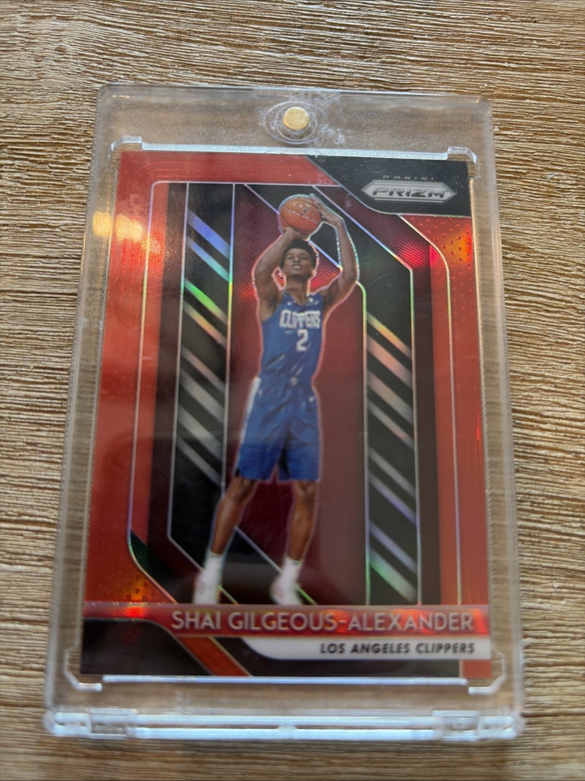 2018 NBA Prizm Shai Gilgeous-Alexander Red Prizm Rc /299
