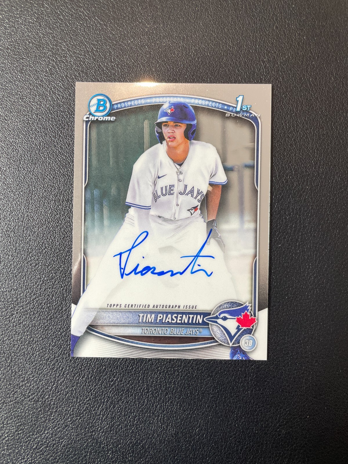 2025 Bowman Draft #CPA-TP Tim Piasentin 1st Prospect Chrome Auto BJLJW