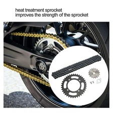 420 Chain Sprocket Kit Durable Transmission Gear For 50-125cc Dirt Bikes XONJ