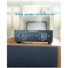 2 Zone Speaker Selector Switch Box
