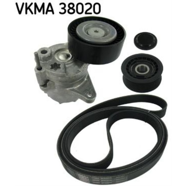 Skf Keilrippenriemensatz FüR Mercedes-Benz M-Klasse W163 E-Klasse W210 S210-image