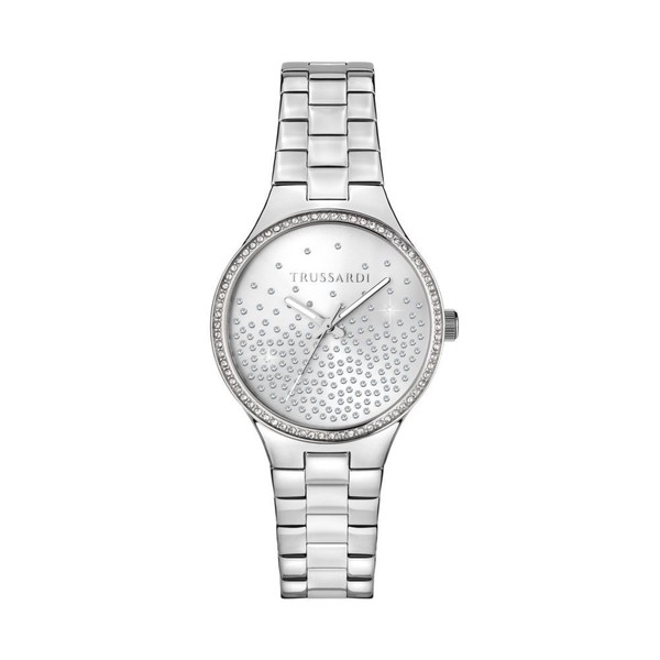 Trussardi T-Essenza Damenarmbanduhr Silber Edelstahl 32 MM Quarz Analog-image