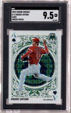 SHOHEI OHTANI 2022 Panini Mosaic Aces #A-2 SGC 9.5 MT+ Green Mosaic Prizm 559