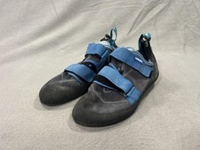 Scarpa Origin Rock Climbing Shoes Mens 9 Blue Black Vision Rubber Strap