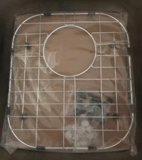 Two CIPOTA Rear Drain Kitchen Sink Bottom Grids w/ Soft Silicone Feet 11.7 x13.2