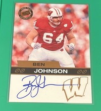 2003 Press Pass Autographs Bronze Ben Johnson Auto RC
