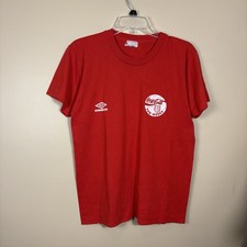 Vintage Umbro England Soccer Shirt Mens Medium 90s Coca-Cola World Cup Football