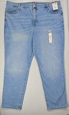 Terra  Sky Womens Denim Jeans Light Wash Size 18 W Plus High Rise