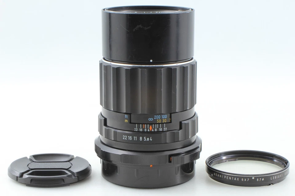 ▶️ [Opt COMO NUEVO con tapas] Teleobjetivo SMC Pentax 6x7 Takumar 200mm f4... - Imagen 4 de 4