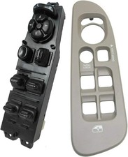 Window Master Switch and Tan Bezel Set for 2002-2008 Dodge Ram 1500 2500 3500 6