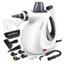 Pressurized Handheld Multi-Surface Natural Steam Cleaner with 12 pcs Accessories