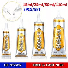 5x 15/50/110ml T7000 Glue Needle Phone Point Drill Cell Phone Screen Repair Glue