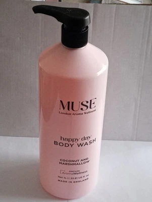 Muse Happy Day Body Wash Coconut & Marshmallow Aroma Wellness 1000ml