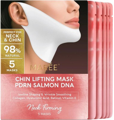 MAREE V Line Lifting Mask with PDRN Salmon DNA   Deep Collagen Face Mask for ...