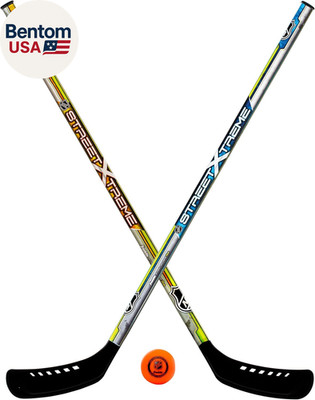 NHL Kids Street Hockey Stick Set - Includes (2) Youth Street Hockey Sticks + (1)