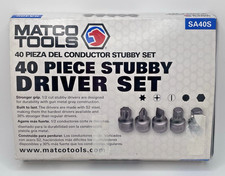 Matco 40 Piece 14 Drive Stubby Set Sa40s Preowned T7 Matco 40 Piece 14 Drive Stubby Set Sa40s Preowned T7