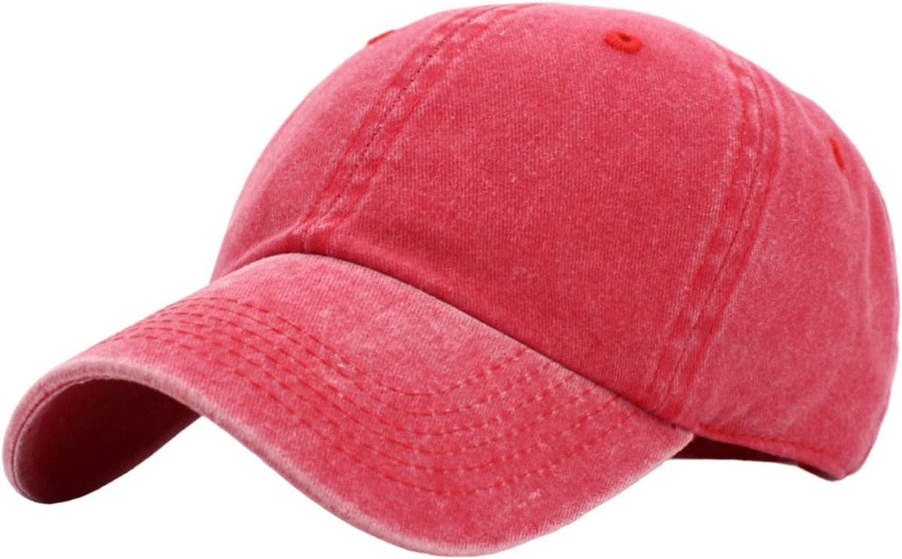 KBETHOS Classic Unisex Cotton Adjustable Low Crown Baseball 