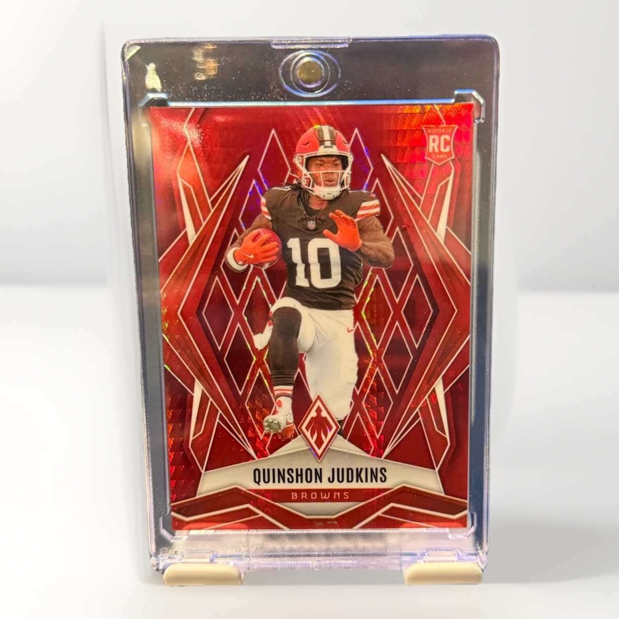 2025 Panini Phoenix - Rookies Quinshon Judkins #191 Red Hyper /399 (RC)