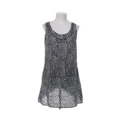 K & US, Kleid, Größe: 38, Schwarz/Weiß, Leinen, Gepunktet, Damen #S7b