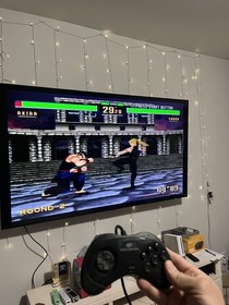 SEGA Saturn Console With 2 Controller and Cables Tested Working