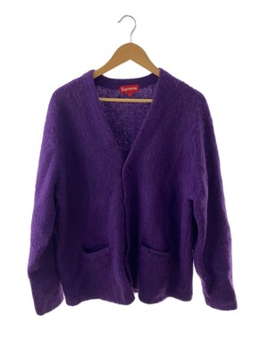 Supreme woven leather zip up cardigan black size small Supreme