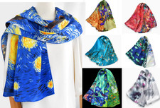 100 natural Silk Women Scarf neckerchief Shawl Wrap floral pink red blue MY2