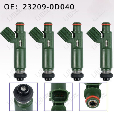 4x Fuel Injector 23209-0D040 Fit For Toyota Corolla Matrix Celica