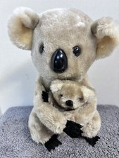 Vintage Dakin 1978 Koala Bear Momma Baby Plush Toy Stuffed Animal 10 Shower