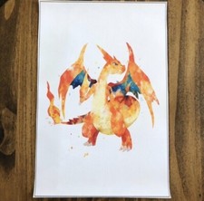 Pokemon Charizard Canvas Art Print Room Decor