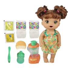 Baby Alive Magical Mixer Baby Doll Tropical Treat with Blender Accessories, D...