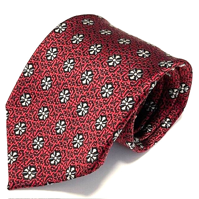 Robert Talbott Tie Studio Stunning Red Floral Geo… - image 21