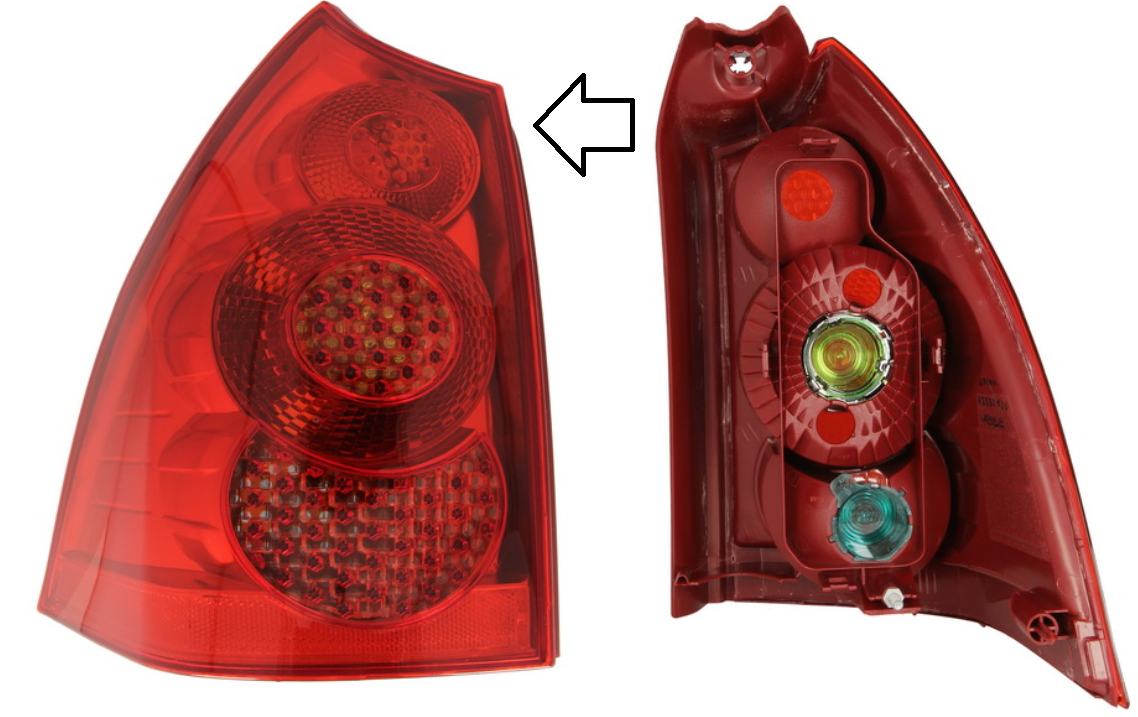 Ensemble De Feux Arrière Pour Peugeot 307 2004 2005 2006 2007 2008 2009