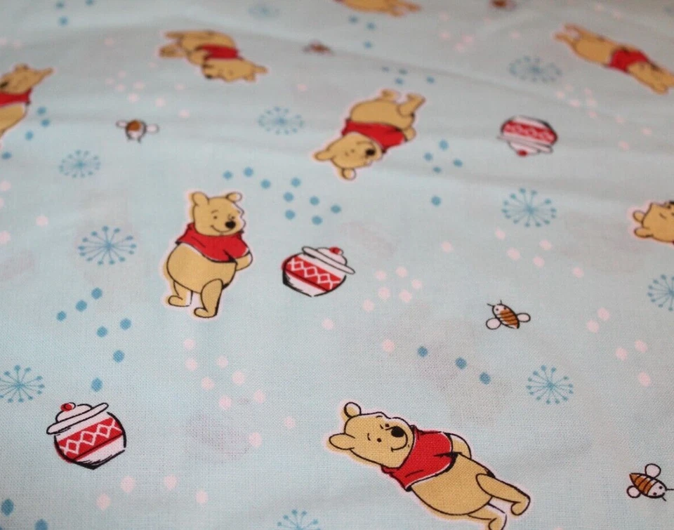 Winnie the Poof Fabric Honey Pot Cotton 1/4 yard Crafts 9" - Image 2 of 4