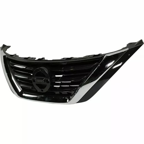 Front Bumper Cover Primed & Grille Assembly Kit For 2016-2018 Nissan Altima - Picture 7 of 8
