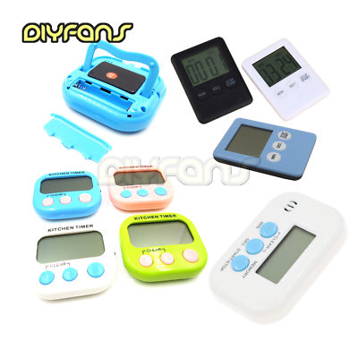 LCD Digital Timer Elektronisch Alarm CountDown Up Timer Clock Cooking Kitchen