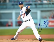Autographed 8x10 CARLOS FRIAS Los Angeles Dodgers photo - with COA