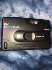ANSCO PIX PANORAMA Compact 35mm Film Camera W Panoramic Lens Point  Shoot